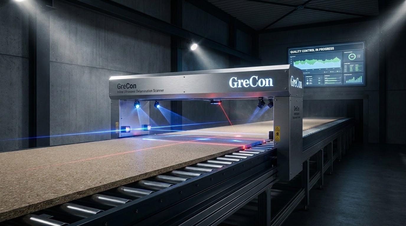 GreCon inline panel scanning equipment