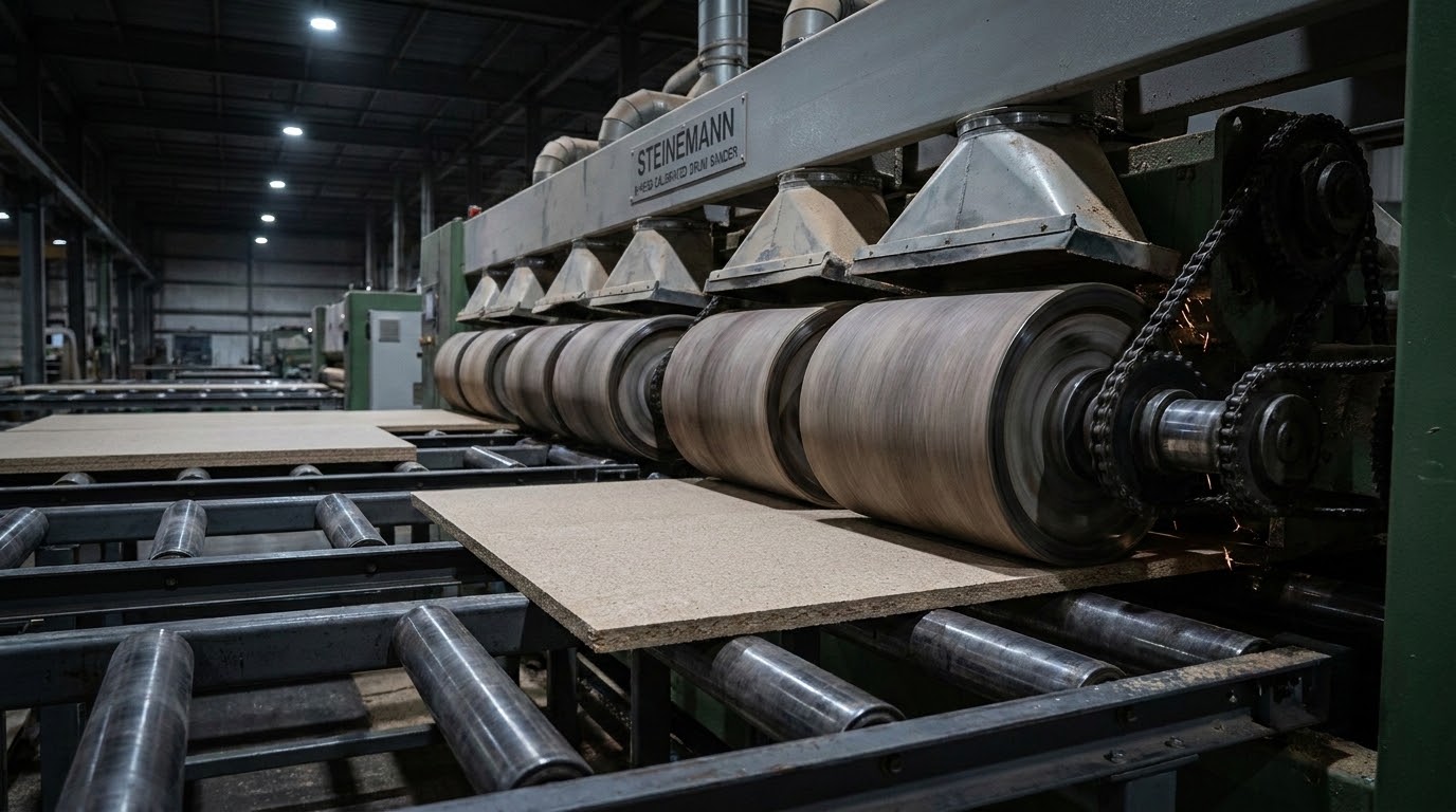 Steinemann wide-belt panel sanding equipment